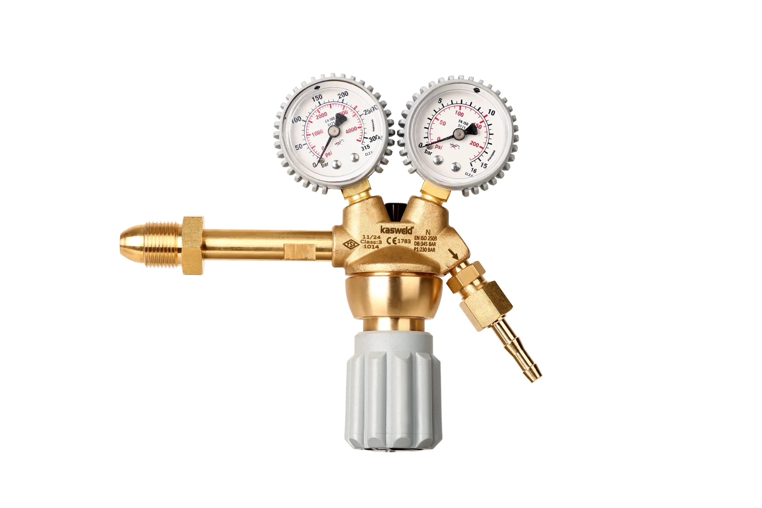 Kasweld 2153-BR-SM Argon Basınç Düşürücü