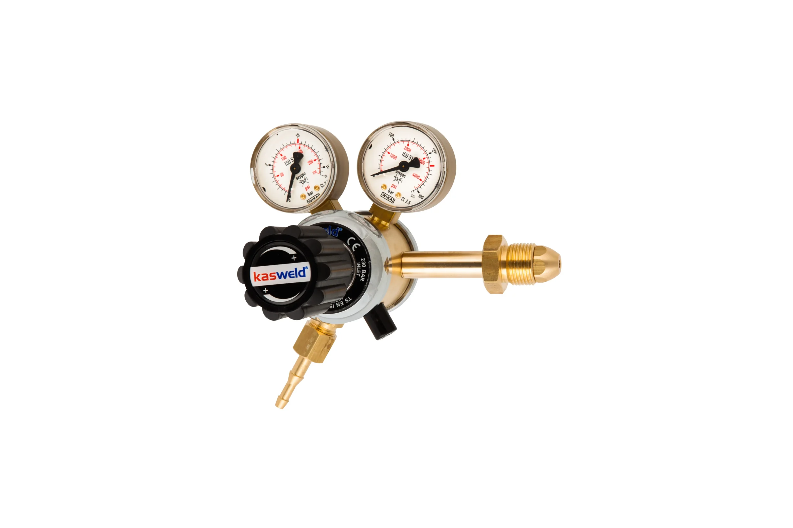 Kasweld 7003 Argon Çift Kademeli Basınç Düşürücü