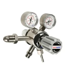 Kasweld 7003-L1-SS Argon Paslanmaz Çift Kademeli Basınç Düşürücü