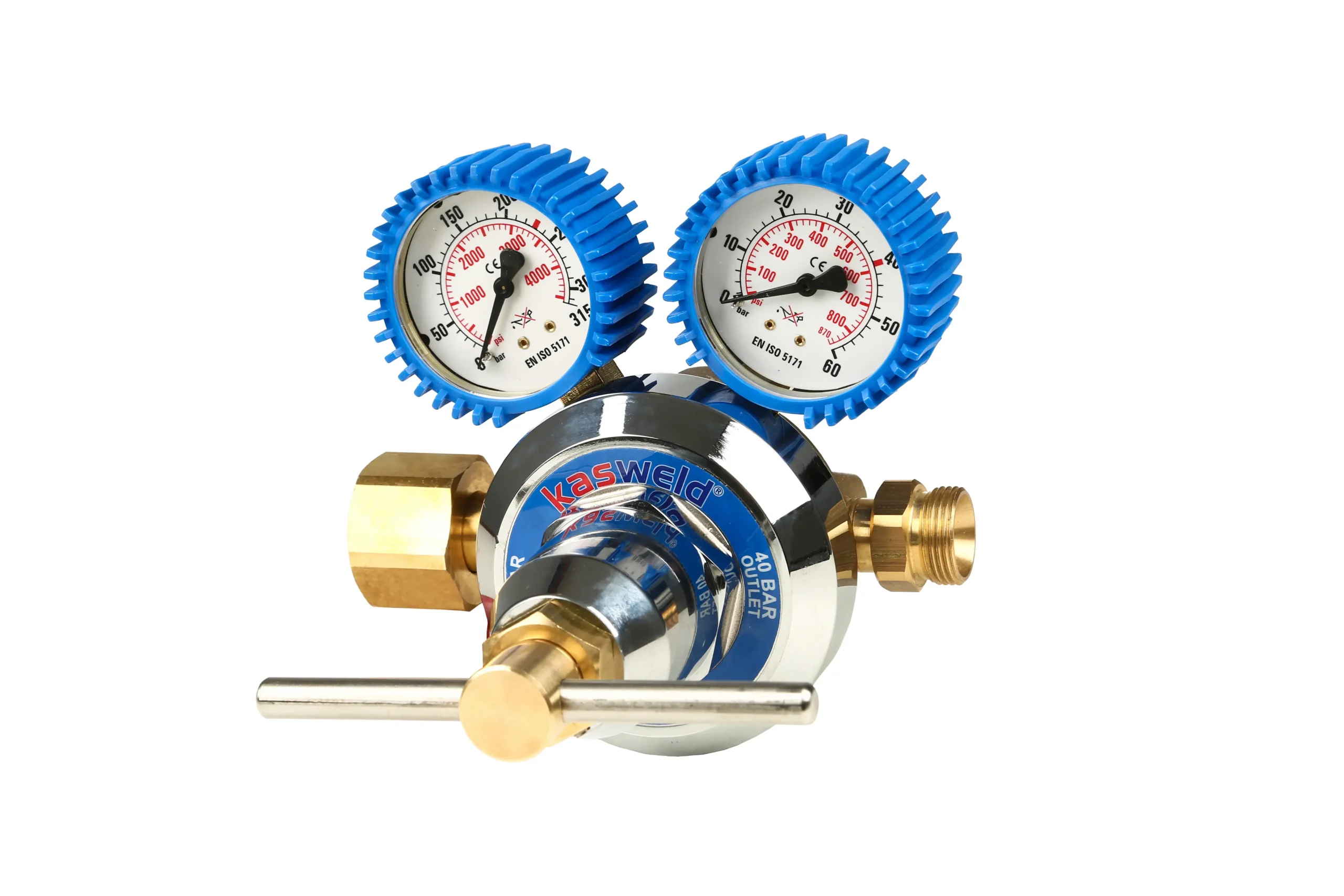 Kasweld 8108 0-40 Bar Yüksek Debili Hidrojen Basınç Düşürücü
