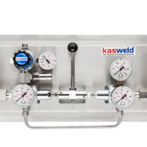 Kasweld MNF 2001 Oksijen Kollu Autochange Gaz Manifoldu